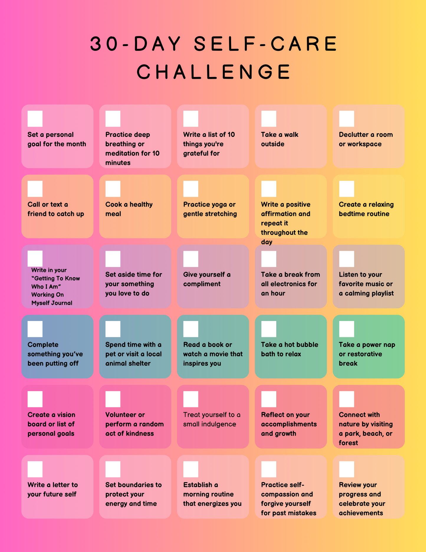 My Monthly Digital Planner