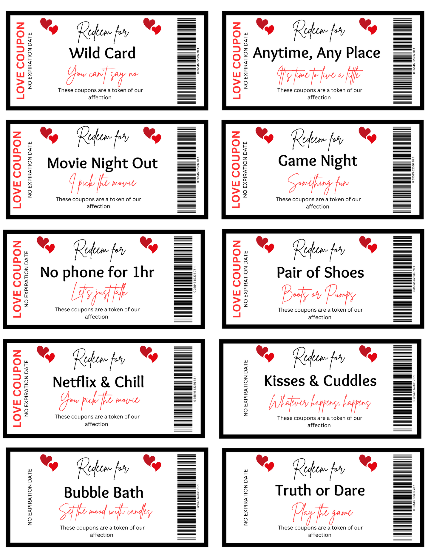 Love Coupons