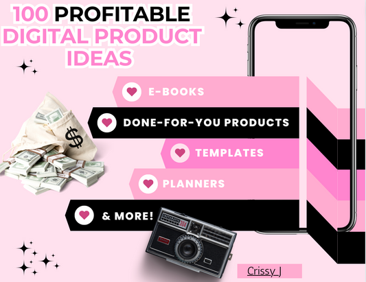 100 Profitable Digital Product Ideas