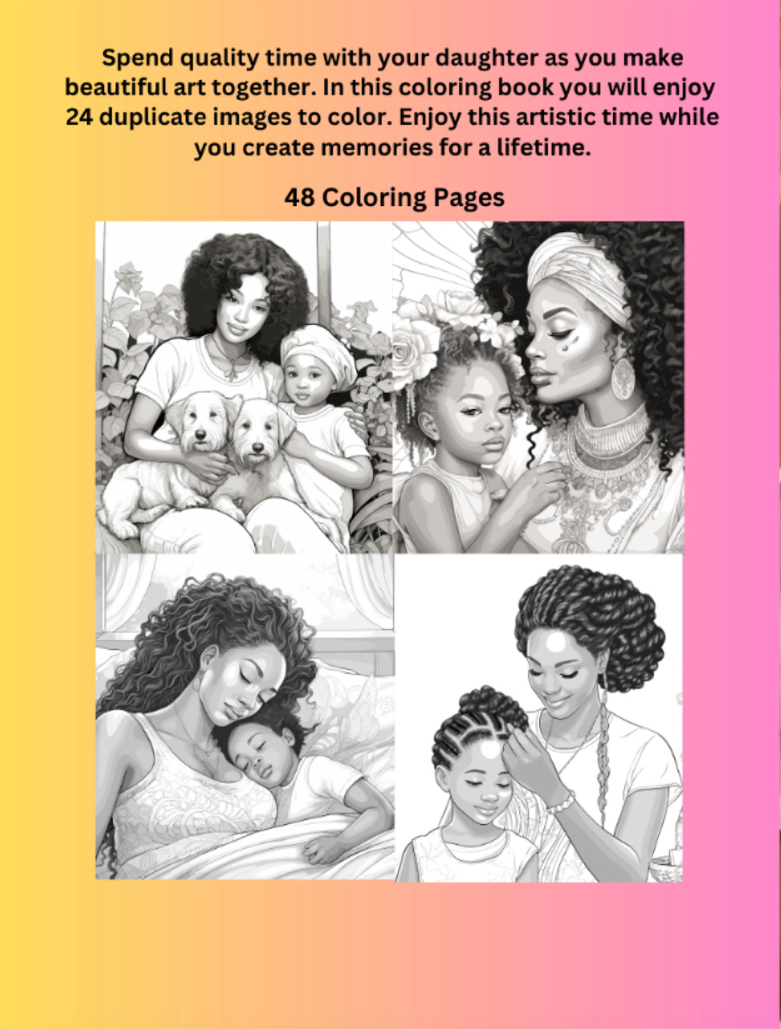 Mommy and Me Coloring Book